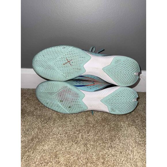 adidas X Speedportal.3 Indoor Soccer Shoes Clear Aqua/Blue/Solar Yellow US 7.5 - Picture 6 of 10